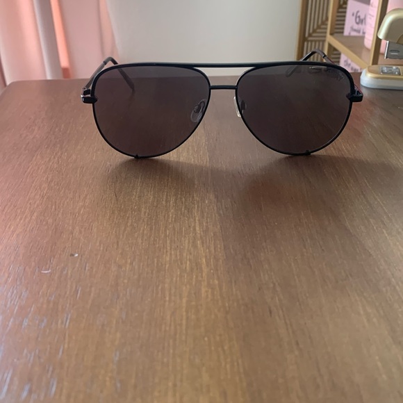 Quay x Desi Aviator Sunglasses - Picture 1 of 5